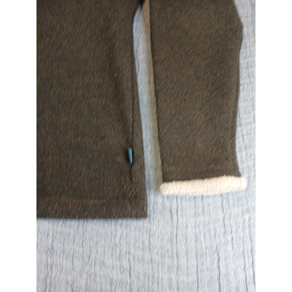 Kuhl Alfpaca Fleece Quarter Zip Pullover Sweater Jacket Brown Womens Size Large - Picture 5 of 11